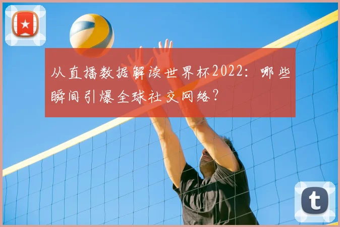 从直播数据解读世界杯2022：哪些瞬间引爆全球社交网络？